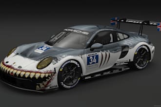 design a professional gran turismo 7 livery, custom or replica