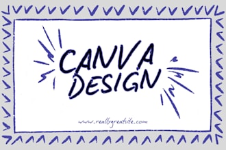 design creative canva designs for social and print media