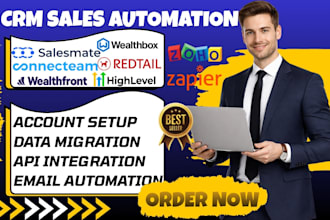 set up wealthbox redtail automation wealthfront brosh odoo gohighlevel salesmate