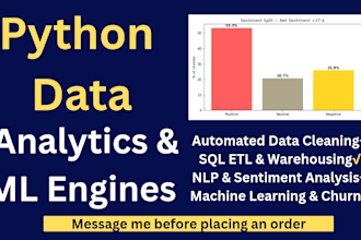 do data analytics and ml projects using python