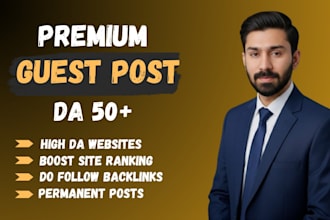 provide niche relevant guest post backlinks