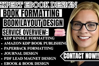 do  book formatting on amazon kindle ebook design book layout design paperback