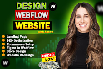 design,redesign and develop webflow website