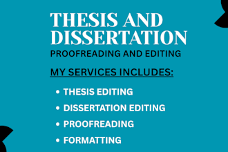create a personal thesis project website for students