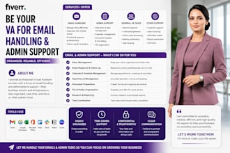 be your VA for email handling and admin support