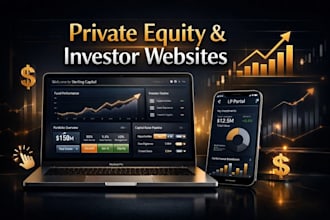 build or redesign investor relations website real  estate investor, mortgage web