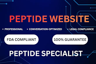 build fda compliant peptide or research peptide for sales