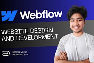 design or develop webflow website, figma to webflow expert