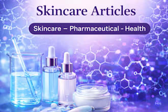 write professional pharmacy and health articles