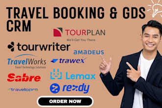 setup travelopro trawex tourplan rezdy tourwriter lemax travelwork sabre amadeus
