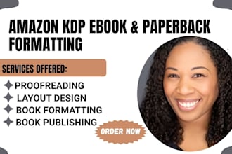 do amazon KDP book formatting, amazon KDP book publishing and paperback design