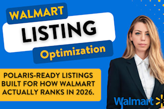 do walmart listing SEO optimization for max sales