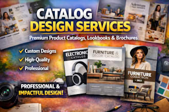 design brochure, catalog, business catalog for your business