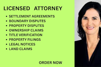 manage property matters, ownership disputes, land claims, and title verification