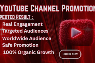 do organic youtube promotion for channel growth