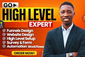 build go highlevel landing page ghl workflow automation gohighlevel VA snapshot