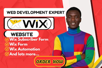set up wix automation fix wix form set up wix subscriber form design wix website