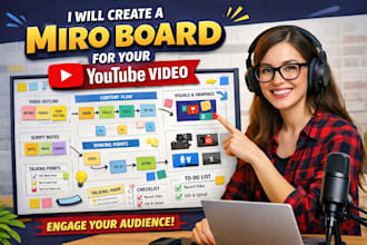 help you create engaging miro boards for youtube videos