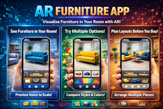 build 3d ar virtual try on app for furniture and home decor
