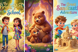 children story book illustration children story children story book illustration