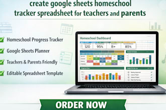 create google sheets homeschool tracker spreadsheet for teachers and parents