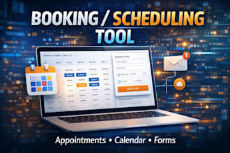 build a simple booking or scheduling web tool