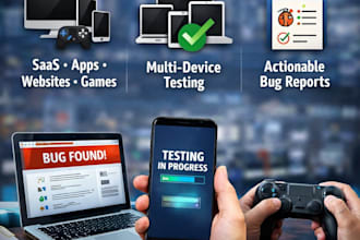 beta test manual test user test your saas website app with detailed QA feedback