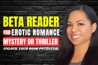 alpha and beta read erotic romance novel, mystery, thriller novel