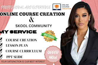 create online course, content, curriculum, book editing, ebook course