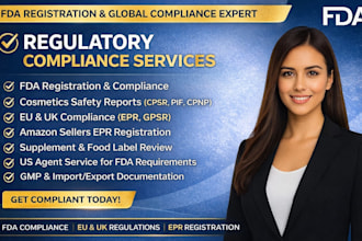 handle fda registration fda compliance label review and regulatory consulting