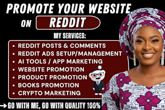 manage reddit SEO post and comment to promote website