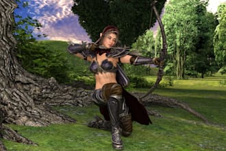 make 3d nsfw or sfw art for your character