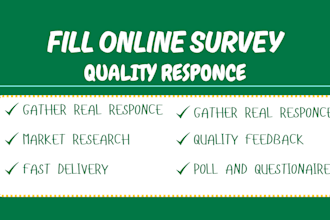 recruit respondent for online survey, questionnaire and polls
