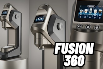 design professional fusion 360 cad models for manufacturing