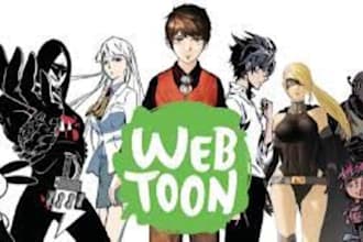 viral webtoon lezhin voyceme promotion comics tapas comic webcomics promotion