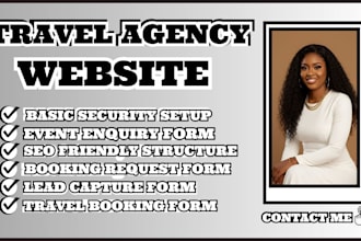 travel agency website, tour operator website, travel booking website holiday web