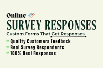 provide real survey respondents to fill your online surveys or forms