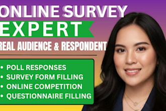 gather real survey respondents to fill online form and survey with no bots