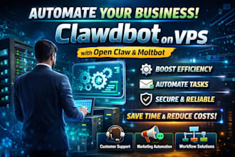 clawdbot locally on vps , automate your business with open claw and moltbot