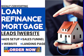 generate refinance mortgage leads mortgage sales funnel and refinance website