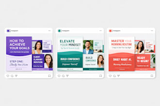 design instagram carousel template for coaches in canva