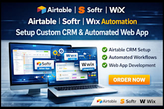 setup airtable softr wix automation airtable crm softr webapp airtable database