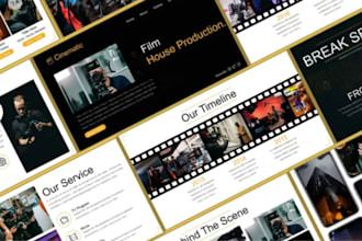 design film pitch deck presentation film powerpoint deck