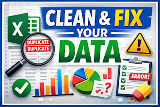prepare your excel or CSV data for analysis
