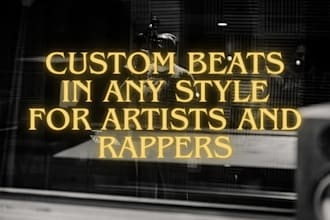 make custom beats in any style for artists and rappers