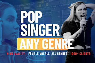 sing professional lead and backing vocals for your track