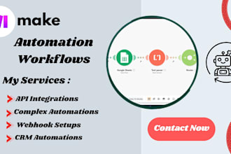 setup makecom automation fix made com automations make scanerios