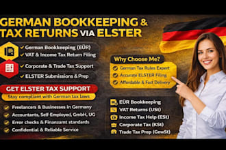 do german tax returns via elster german bookkeeping coporate tax and income tax