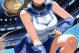train a high quality character lora with pony or illustrious