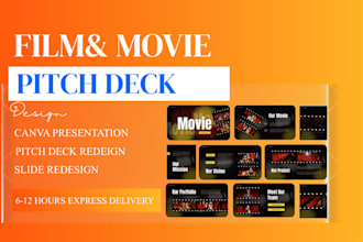 create film TV series nonprofit fundraising startup pitch deck investors grants